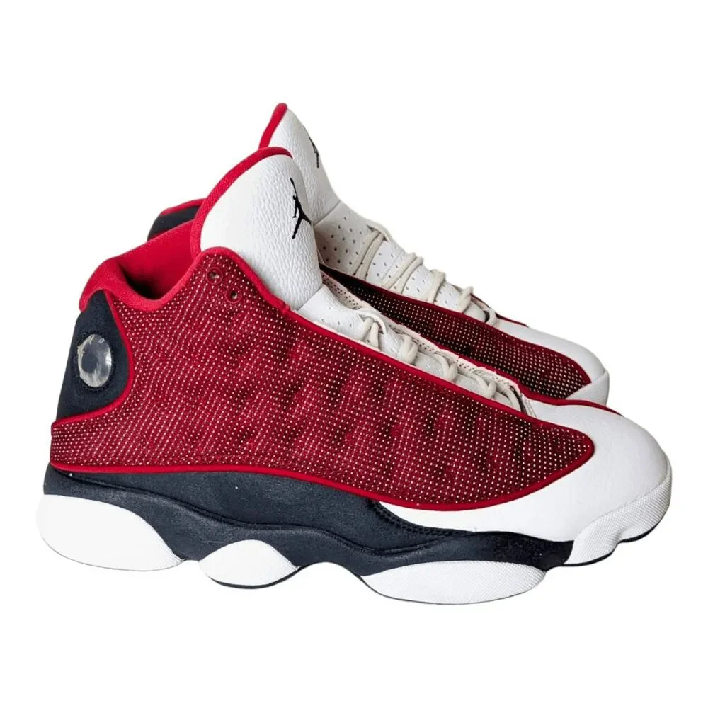 NIKE Air Jordan 13 Retro 'Gym Red Flint Grey' Sneakers Size 10